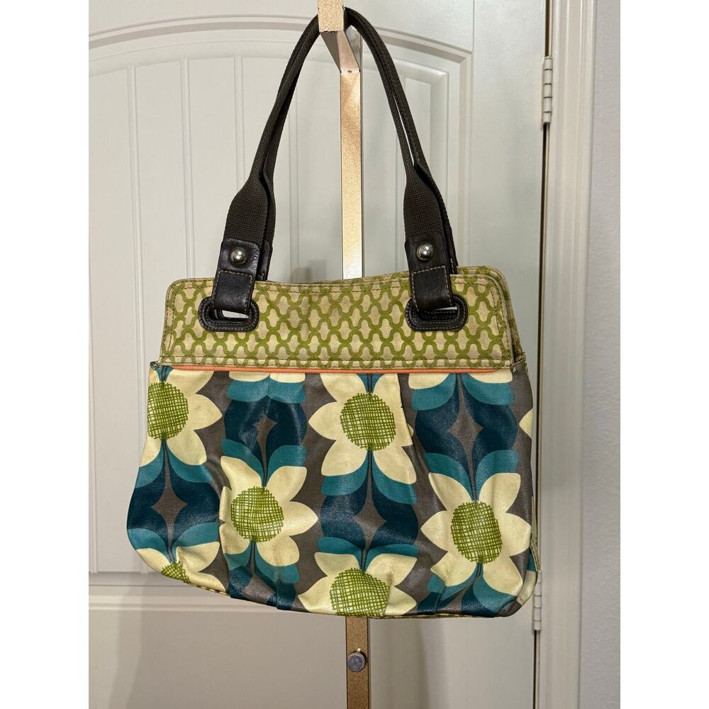 Fossil Key-Per Coated Canvas Shoulder Bag